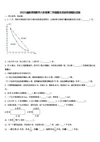 2023届新津县数学六年级第二学期期末质量检测模拟试题含解析