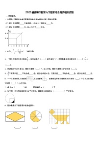 2023届曲靖市数学六下期末综合测试模拟试题含解析