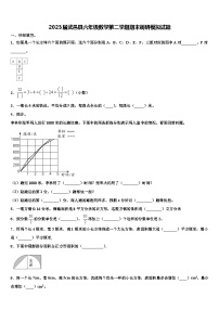 2023届武邑县六年级数学第二学期期末调研模拟试题含解析