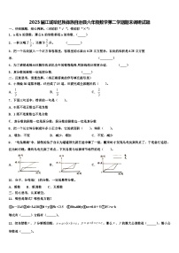 2023届江城哈尼族彝族自治县六年级数学第二学期期末调研试题含解析