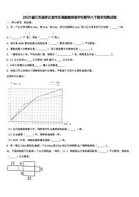 2023届江苏省连云港市东海晶都双语学校数学六下期末经典试题含解析