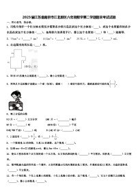 2023届江苏省南京市江北新区六年级数学第二学期期末考试试题含解析