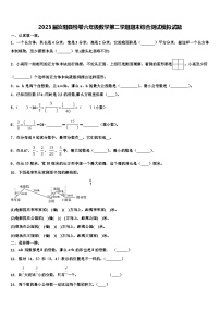 2023届汝阳县检卷六年级数学第二学期期末综合测试模拟试题含解析