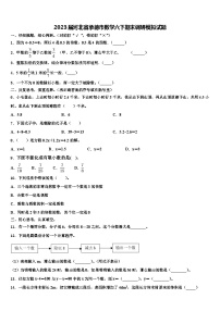 2023届河北省承德市数学六下期末调研模拟试题含解析