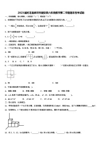 2023届河北省廊坊市固安县六年级数学第二学期期末统考试题含解析
