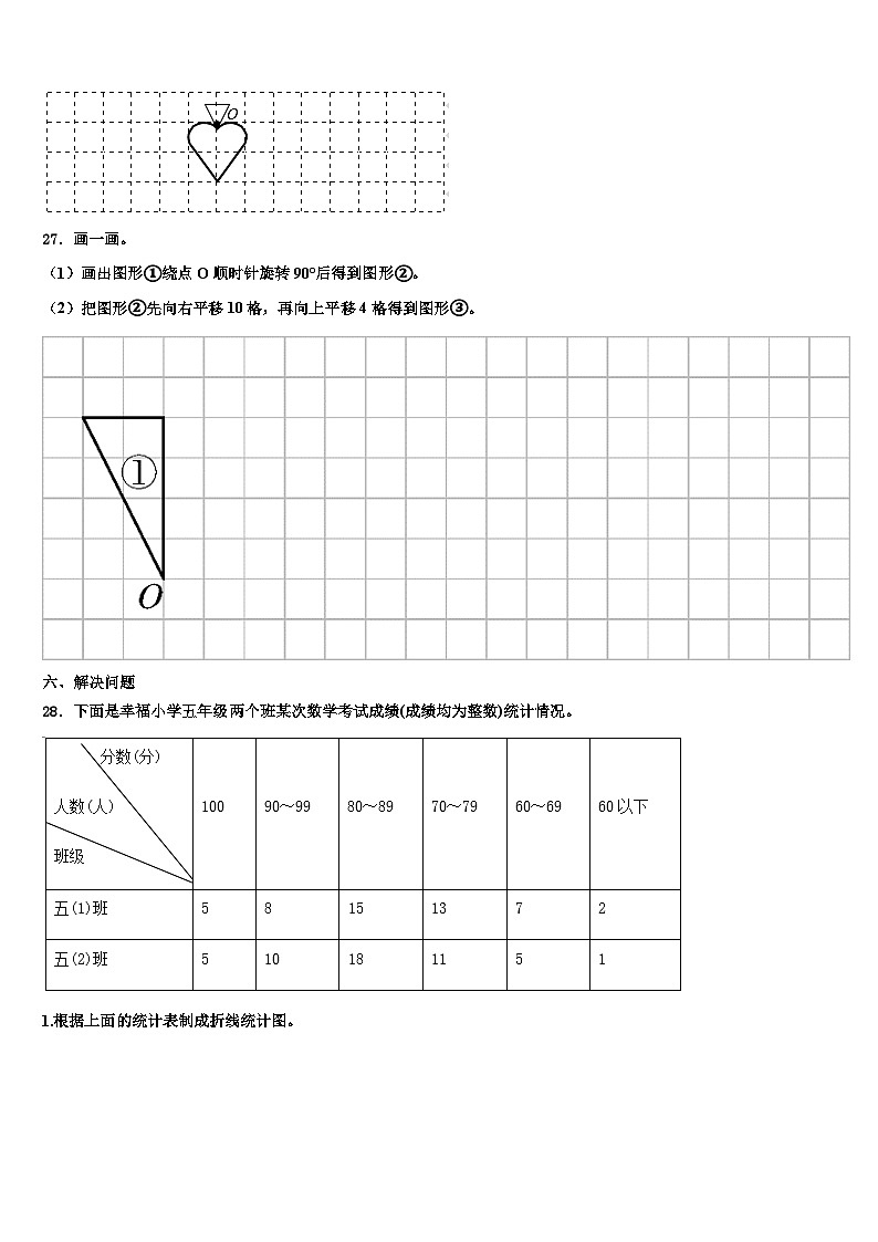 2023届河北省唐山市开平区六年级数学第二学期期末调研模拟试题含解析第3页