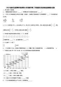 2023届河北省邯郸市临漳县六年级数学第二学期期末质量跟踪监视模拟试题含解析