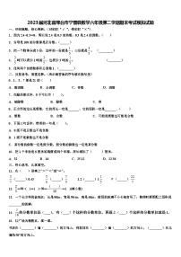 2023届河北省邢台市宁晋县数学六年级第二学期期末考试模拟试题含解析