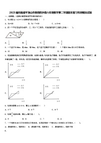 2023届河南省平顶山市郏县四乡镇六年级数学第二学期期末复习检测模拟试题含解析