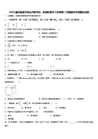 2023届河南省平顶山市新华区、新城区数学六年级第二学期期末检测模拟试题含解析