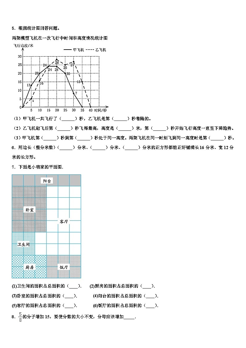 2023届河南省商丘市数学六下期末检测试题含解析02
