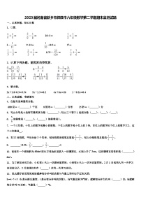 2023届河南省新乡市辉县市六年级数学第二学期期末监测试题含解析