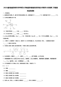 2023届河南省郑州市华中师范大学附属郑州高新区荣邦城小学数学六年级第二学期期末监测试题含解析