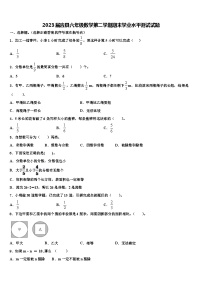 2023届应县六年级数学第二学期期末学业水平测试试题含解析