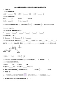 2023届柳河县数学六下期末学业水平测试模拟试题含解析