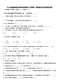 2023届海南省陵水黎族自治县数学六年级第二学期期末综合测试模拟试题含解析