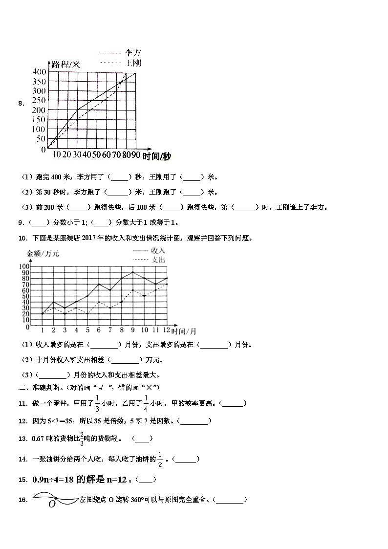 2023届清苑县六年级数学第二学期期末达标测试试题含解析第2页