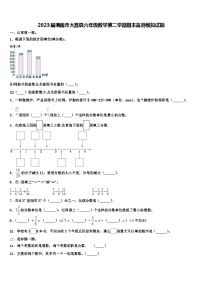 2023届渭南市大荔县六年级数学第二学期期末监测模拟试题含解析