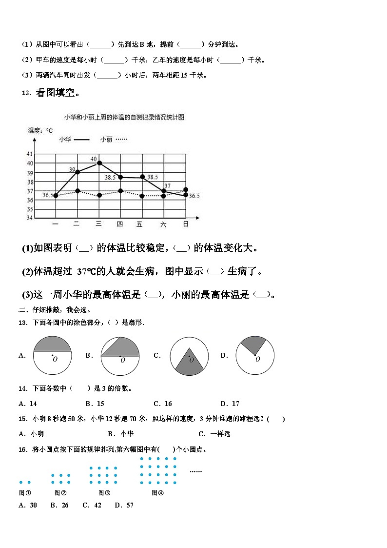 2023届渭南市华县六年级数学第二学期期末预测试题含解析第2页