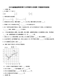 2023届湖南省郴州市第十九中学数学六年级第二学期期末检测试题含解析