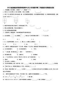 2023届湖南省桂阳县欧阳海中心校六年级数学第二学期期末经典模拟试题含解析