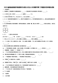 2023届湖南省衡阳市衡阳县井头镇大云完小六年级数学第二学期期末统考模拟试题含解析