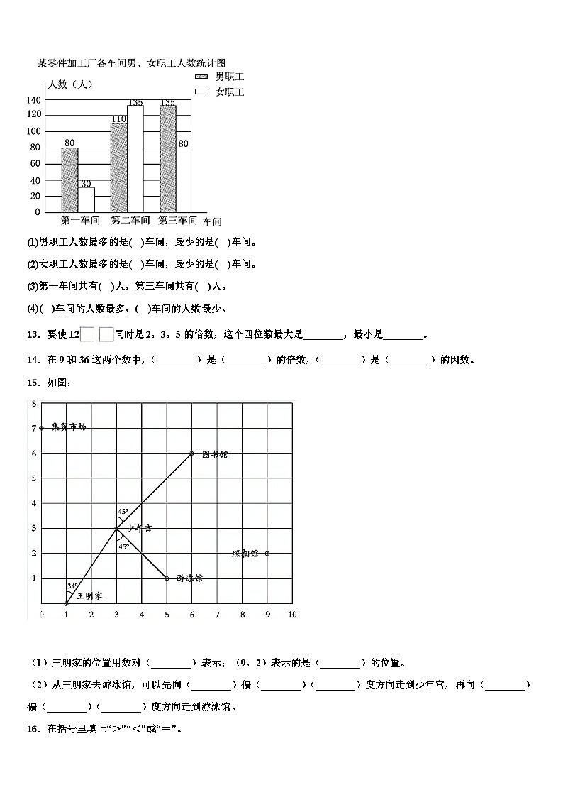 2023届湖南省湘西土家族苗族自治州古丈县数学六年级第二学期期末教学质量检测模拟试题含解析第2页
