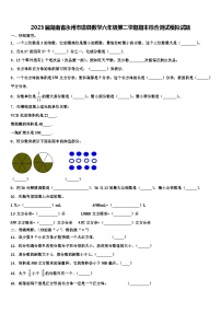 2023届湖南省永州市道县数学六年级第二学期期末综合测试模拟试题含解析