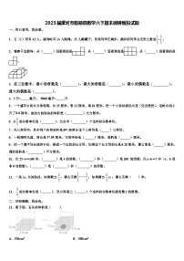 2023届漯河市临颍县数学六下期末调研模拟试题含解析