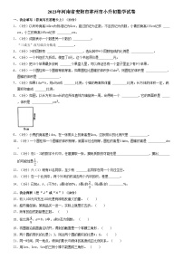 河南省安阳市林州市2022-2023学年六年级下学期期末数学试卷