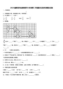 2023届聊城市高唐县数学六年级第二学期期末达标检测模拟试题含解析