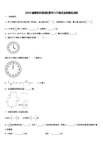 2023届莆田市荔城区数学六下期末监测模拟试题含解析