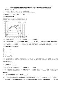 2023届西藏昌都地区贡觉县数学六下期末教学质量检测模拟试题含解析