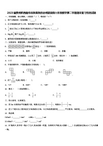 2023届贵州黔西南布依族苗族自治州望谟县六年级数学第二学期期末复习检测试题含解析