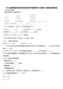 2023届贵州省黔南布依族苗族自治州平塘县数学六年级第二学期期末调研试题含解析