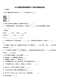 2023届贵州省黔南州数学六下期末经典模拟试题含解析