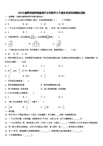 2023届贵州省黔西南州兴义市数学六下期末质量检测模拟试题含解析