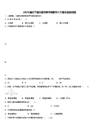 2023届辽宁省沈阳市康平县数学六下期末监测试题含解析