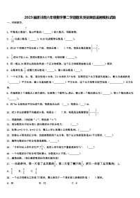 2023届遂川县六年级数学第二学期期末质量跟踪监视模拟试题含解析