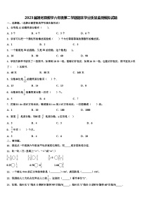 2023届通河县数学六年级第二学期期末学业质量监测模拟试题含解析