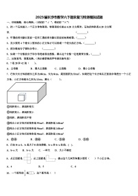 2023届长沙市数学六下期末复习检测模拟试题含解析