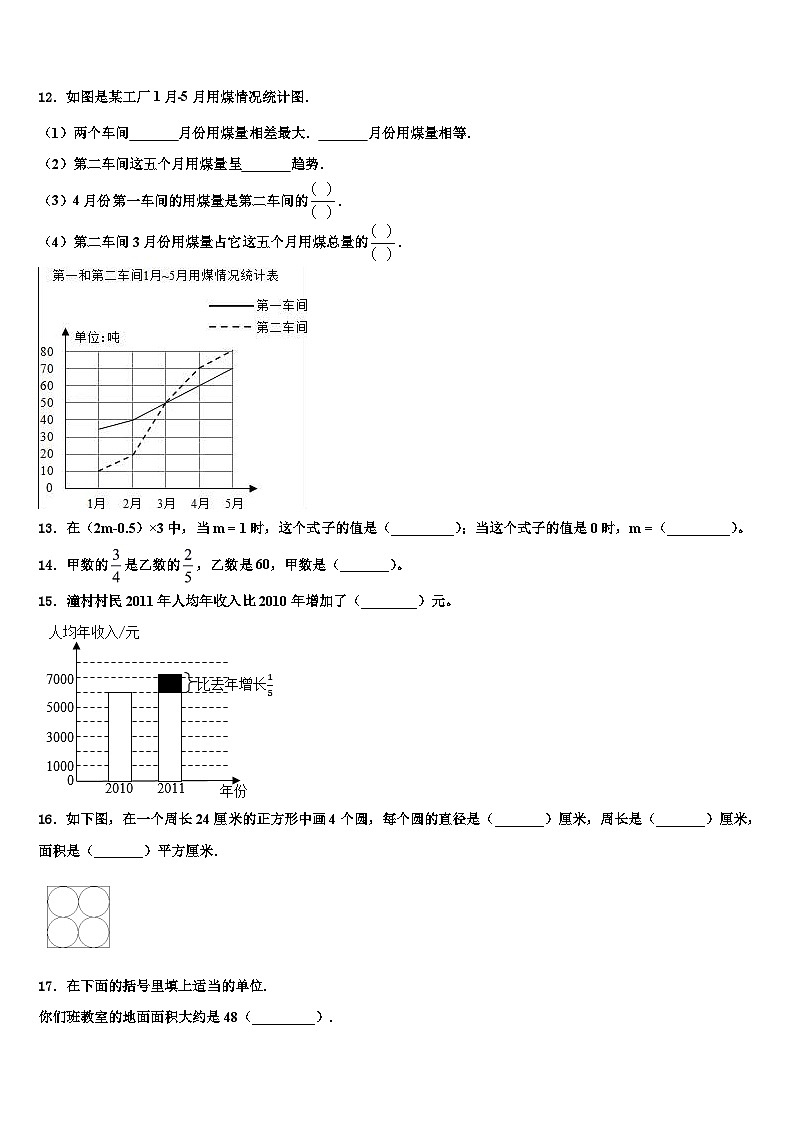 2023届长沙市雨花区数学六下期末达标测试试题含解析第2页