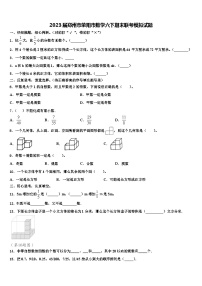 2023届郑州市荥阳市数学六下期末联考模拟试题含解析