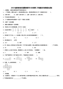 2023届阿里地区措勤县数学六年级第二学期期末经典模拟试题含解析