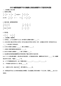 2023届青海省西宁市大通回族土族自治县数学六下期末统考试题含解析