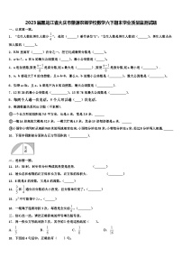 2023届黑龙江省大庆市肇源农场学校数学六下期末学业质量监测试题含解析