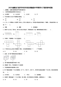 2023届黑龙江省齐齐哈尔市克东县昌盛乡中学数学六下期末联考试题含解析