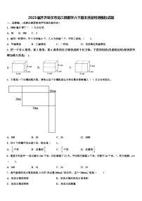 2023届齐齐哈尔市龙江县数学六下期末质量检测模拟试题含解析