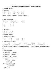 2023届齐齐哈尔市数学六年级第二学期期末经典试题含解析