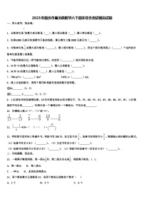 2023年临汾市襄汾县数学六下期末综合测试模拟试题含解析